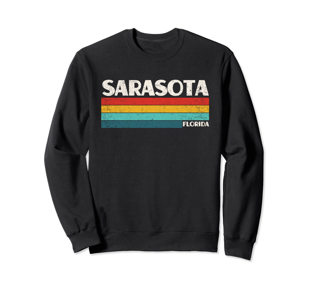 Sarasota Florida Love 70S Sweatshirt - Unique Graphic Unisex - T-Shirt, Sweatshirt, Hoodie