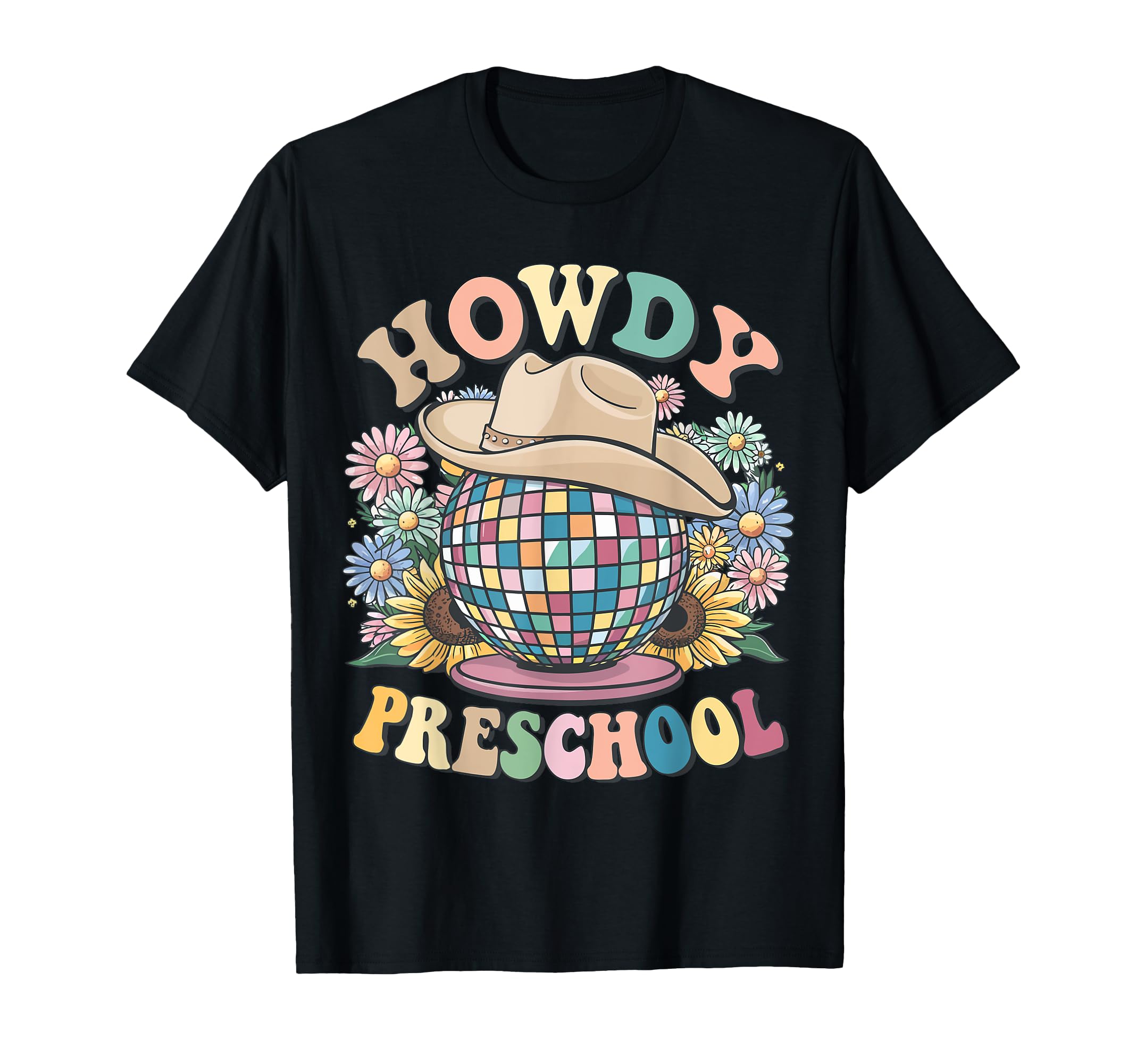 Howdy Preschool Cowgirl Country Western T-Shirt - Novelty Apparel Unisex - T-Shirt, Sweatshirt, Hoodie