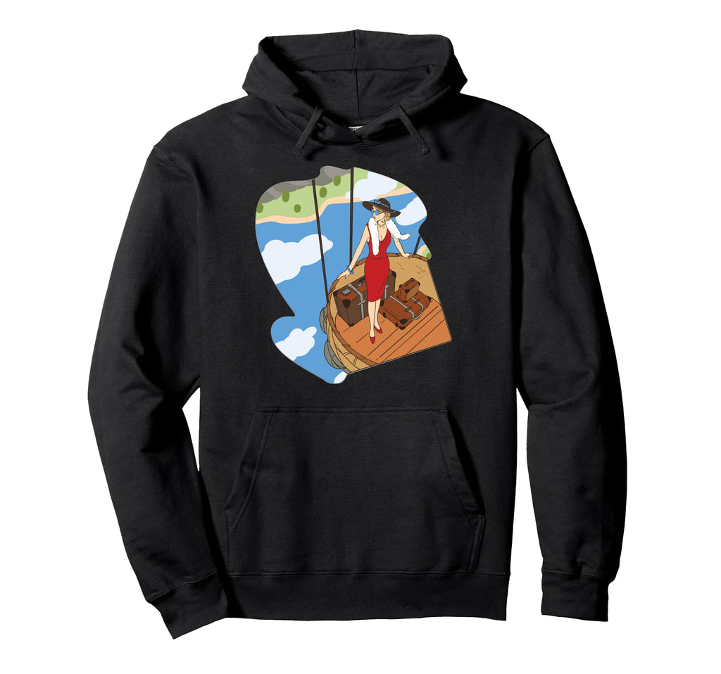 Travel Glamour Balloon Art Hoodie - Custom Art Print Unisex - T-Shirt, Sweatshirt, Hoodie
