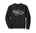 Muscle Car 60S 70S Car Lover Sweatshirt - Fun Novelty Design Unisex - T-Shirt, Sweatshirt, Hoodie