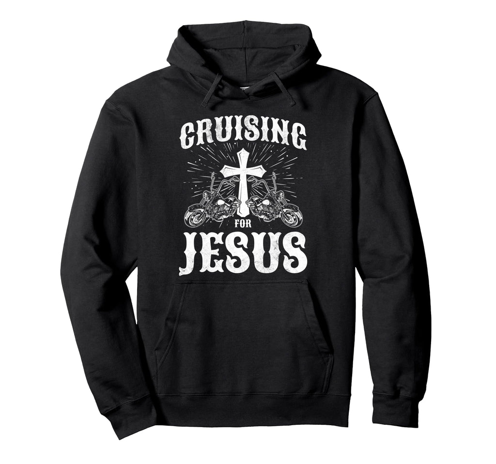 Christian Motorcycle Biker Cruising Hoodie - Unique Graphic for Adults - T-Shirt, Sweatshirt, Hoodie
