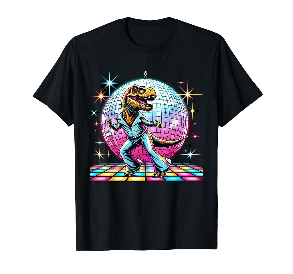 Aesthetic T Rex Disco T-Shirt - Unique Graphic Men Women - T-Shirt, Sweatshirt, Hoodie