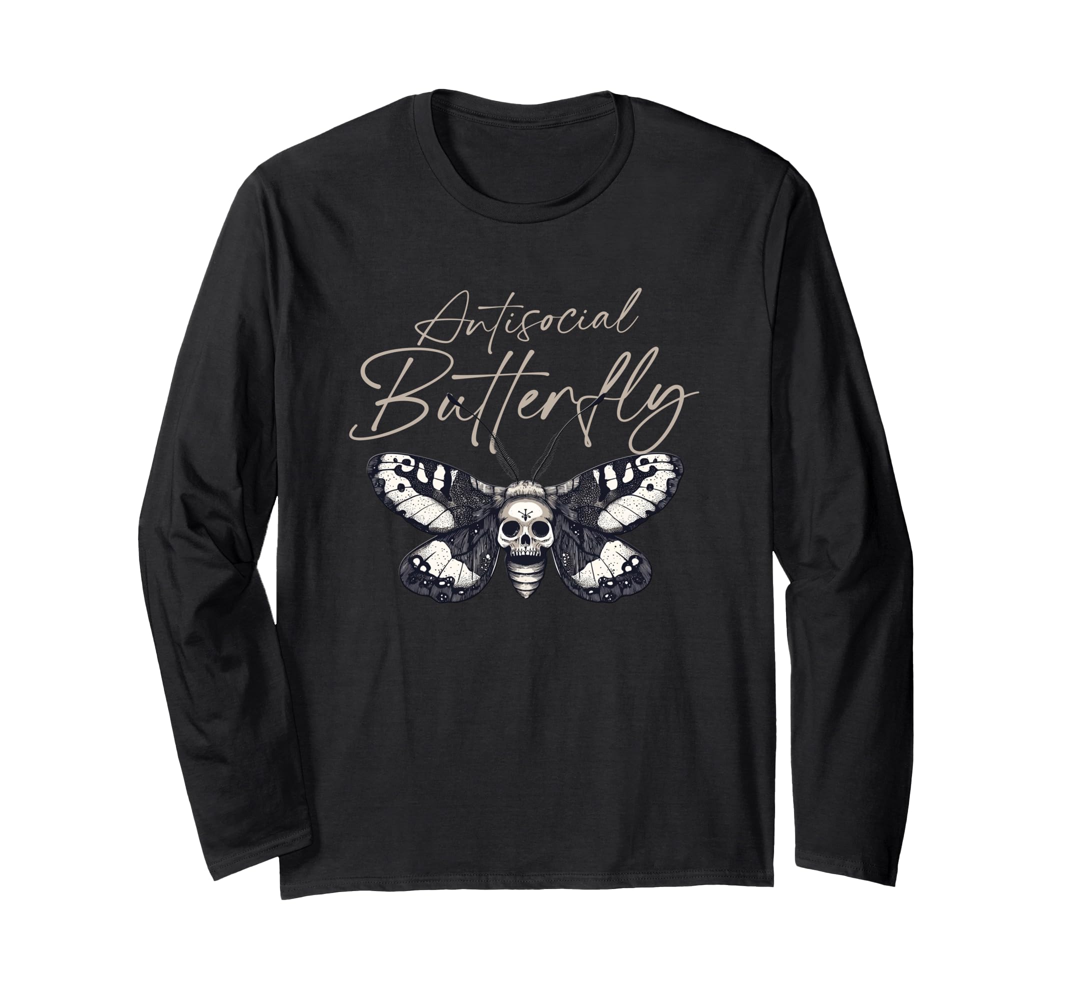 Antisocial Butterfly T-Shirt - Novelty Apparel for Adults - T-Shirt, Sweatshirt, Hoodie