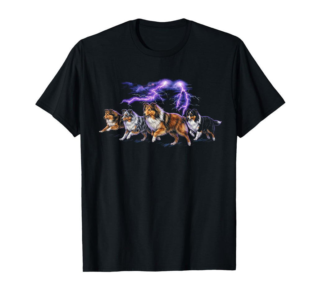 Shetland Sheepdog 90S Dog Lovers T-Shirt - Unique Graphic for Adults - T-Shirt, Sweatshirt, Hoodie