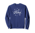 Ford Winter Snowflake Logo Sweatshirt - Novelty Apparel Men Women - T-Shirt, Sweatshirt, Hoodie