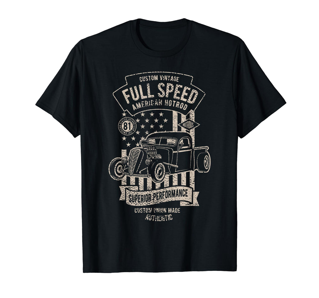 Hot Rod Garage Car T-Shirt - Fun Novelty Design Unisex - T-Shirt, Sweatshirt, Hoodie