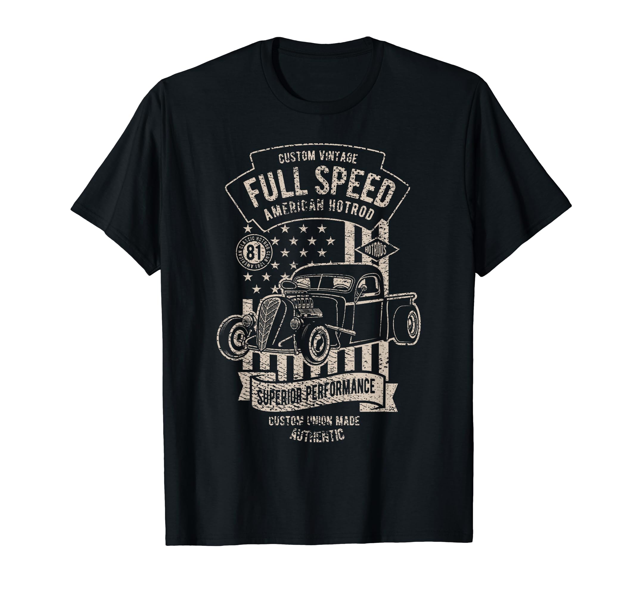 Hot Rod Garage Car T-Shirt - Fun Novelty Design Unisex - T-Shirt, Sweatshirt, Hoodie