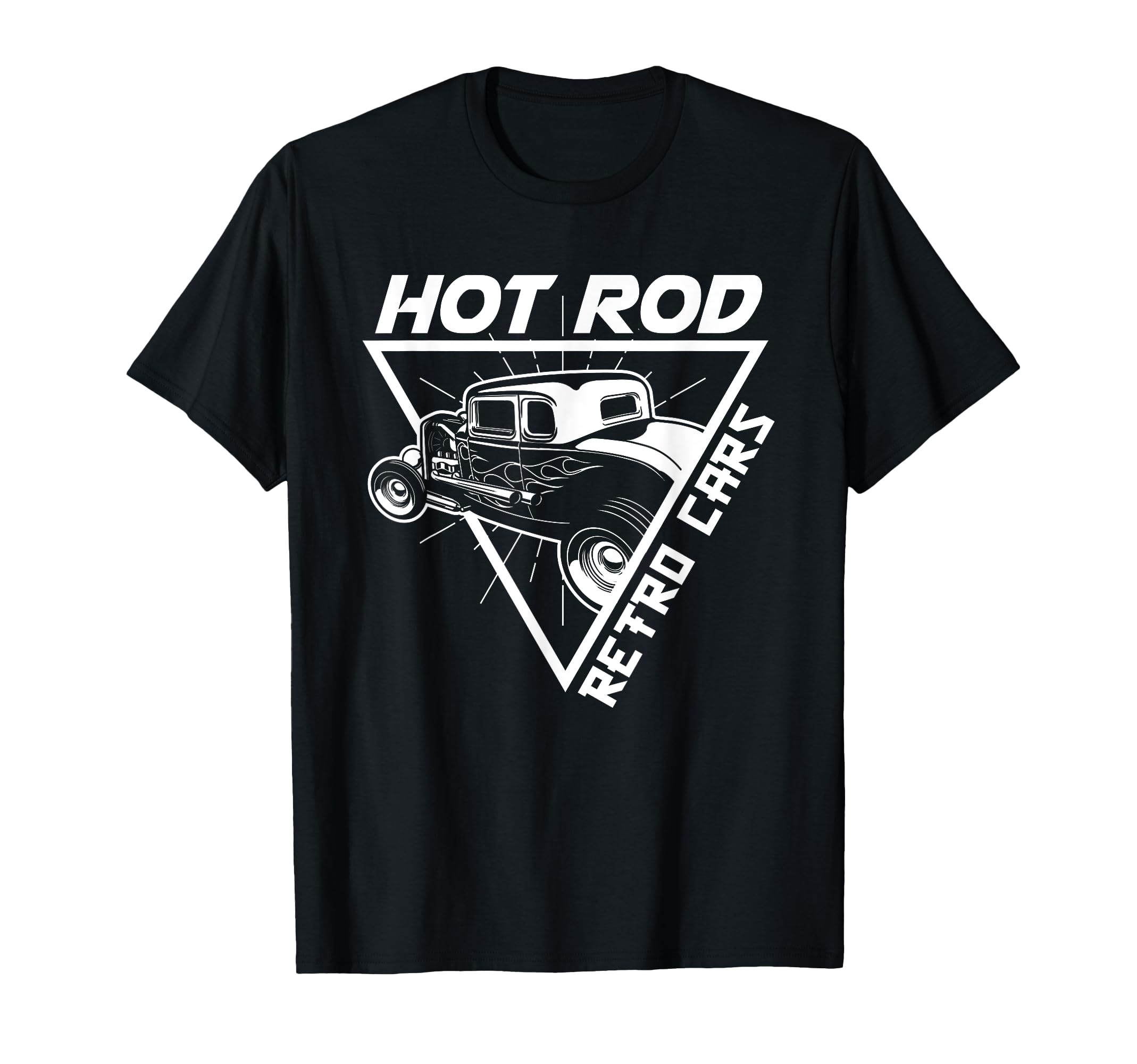 Hot Rod Cars Old American Automobile Hotrod T-Shirt - Graphic Print Unisex - T-Shirt, Sweatshirt, Hoodie