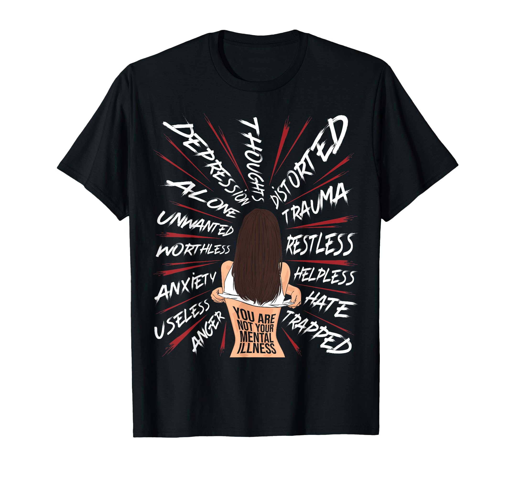 Mental Health Suicide Awareness T-Shirt - Streetwear Style for Adults - T-Shirt, Sweatshirt, Hoodie