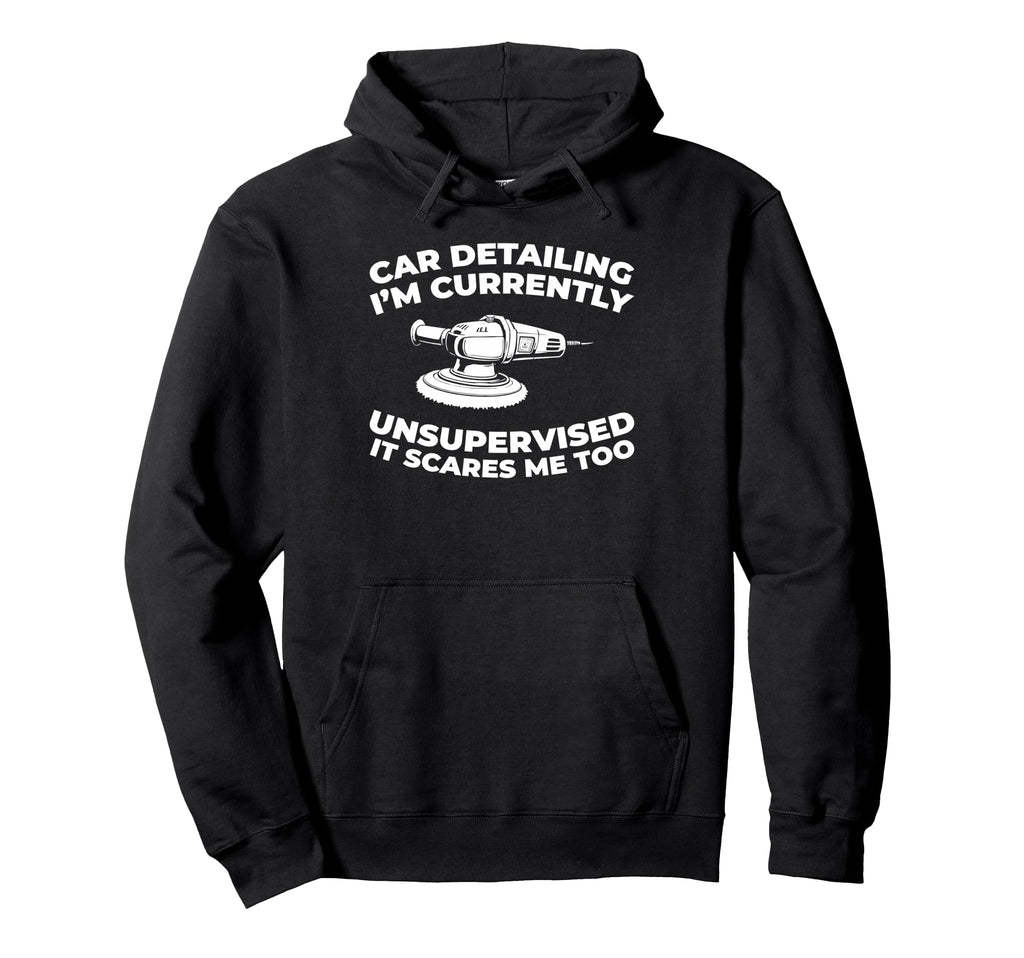 Auto Detailing Vehicle Polish Cleaning Hoodie - Minimalist Print Unisex - T-Shirt, Sweatshirt, Hoodie