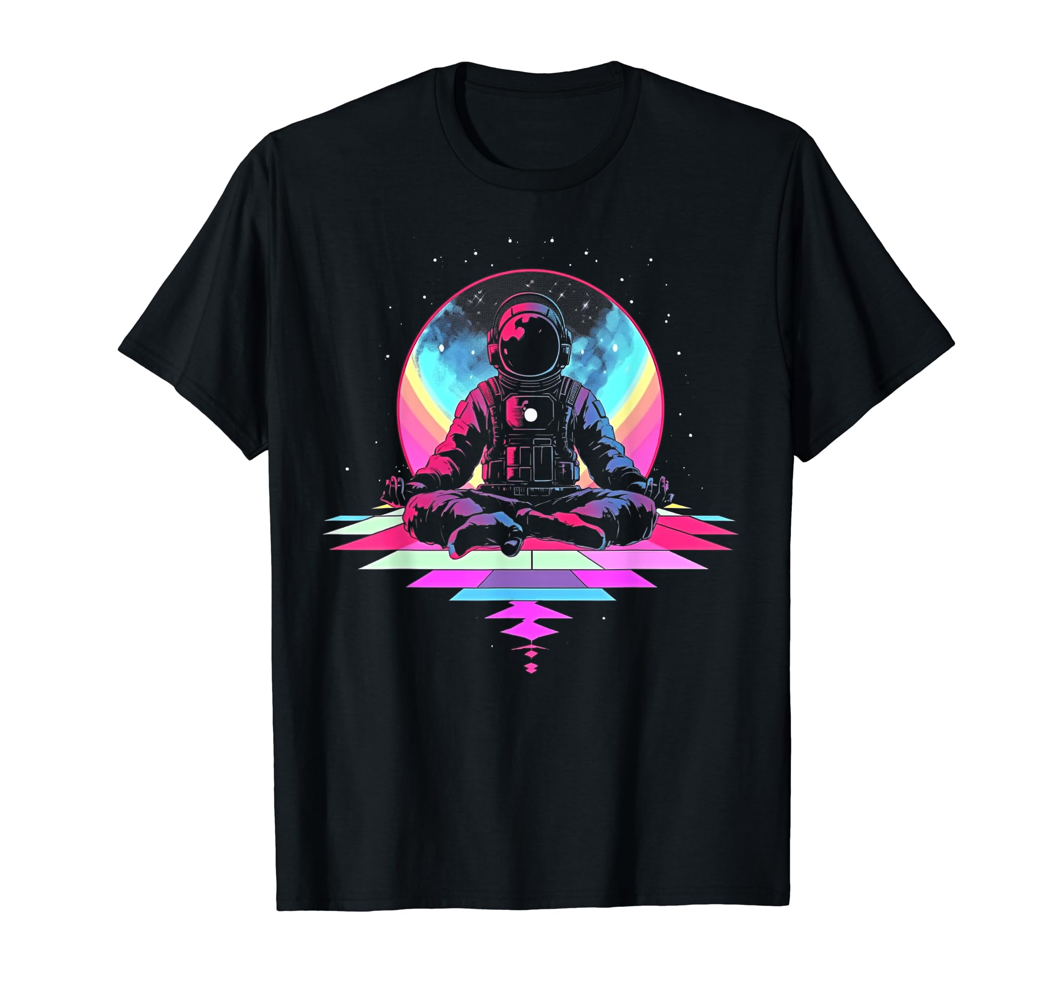 Synthwave Astronaut Cyberpunk 80S Sci Fi 63 T-Shirt - Trendy Graphic Unisex - T-Shirt, Sweatshirt, Hoodie