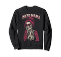 Inked Mama Tattoo Lover Mom Sweatshirt - Minimalist Print Men Women - T-Shirt, Sweatshirt, Hoodie