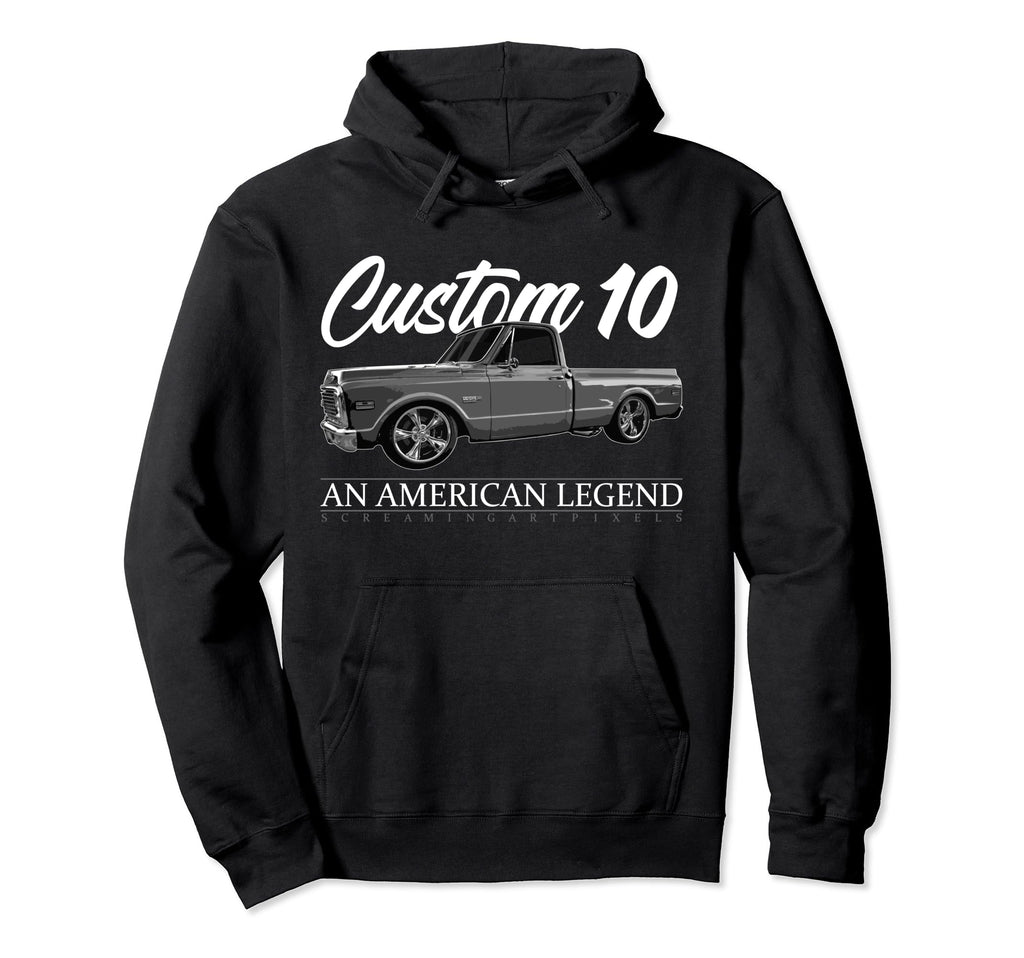 C10 Truck Custom 10 C10 Truck Hoodie - Streetwear Style for Adults - T-Shirt, Sweatshirt, Hoodie