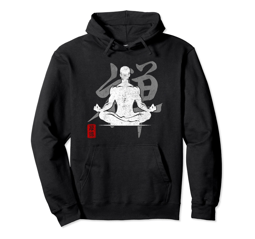 Yoga Zen Japan Kanji Art Hoodie - Casual Everyday Wear Men Women - T-Shirt, Sweatshirt, Hoodie