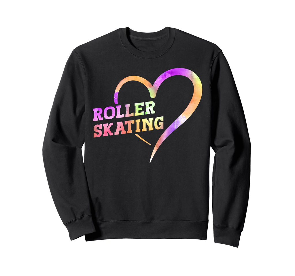 Roller Skating Skate Heart Sweatshirt - Novelty Apparel Men Women - T-Shirt, Sweatshirt, Hoodie