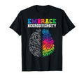 Embrace Neurodiversity Autism T-Shirt - Casual Everyday Wear for Adults - T-Shirt, Sweatshirt, Hoodie