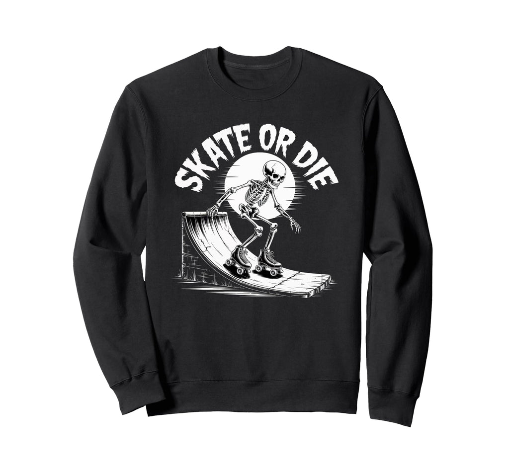 Roller Skate Roller Skating Halloween Sweatshirt - Streetwear Style Unisex - T-Shirt, Sweatshirt, Hoodie