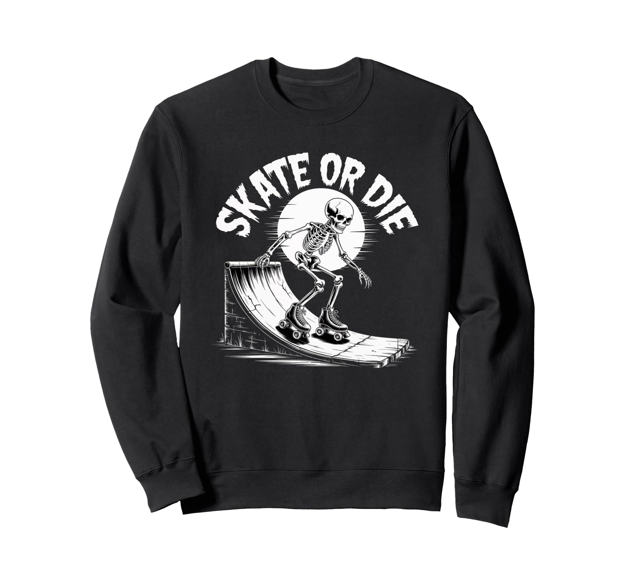 Roller Skate Roller Skating Halloween Sweatshirt - Streetwear Style Unisex - T-Shirt, Sweatshirt, Hoodie