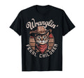 Wranglin Feral Children Cowboy Cat 90S T-Shirt - Unique Graphic for Adults - T-Shirt, Sweatshirt, Hoodie