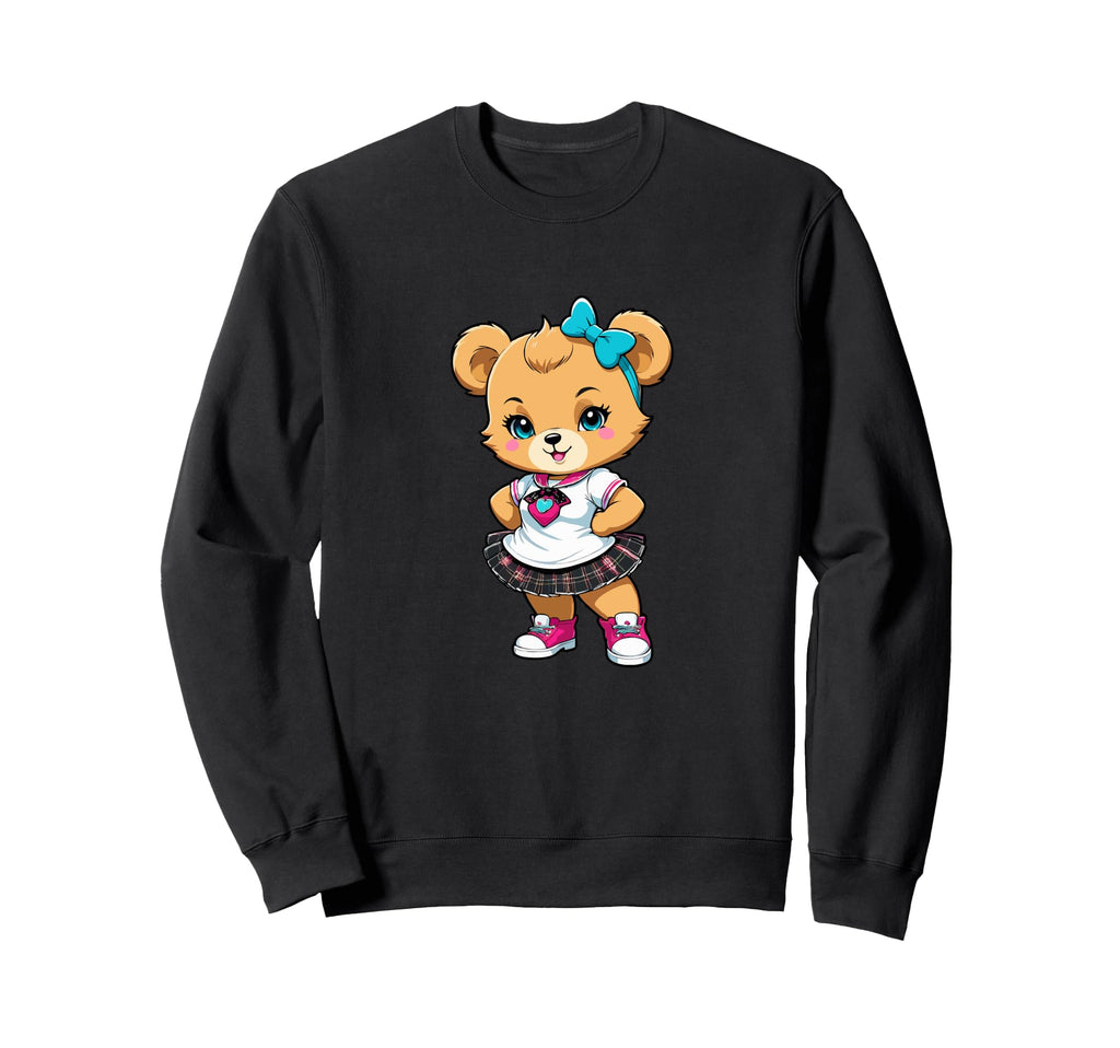 Rockabilly 50S Teddy Bear Power Sweatshirt - Casual Everyday Wear Unisex - T-Shirt, Sweatshirt, Hoodie