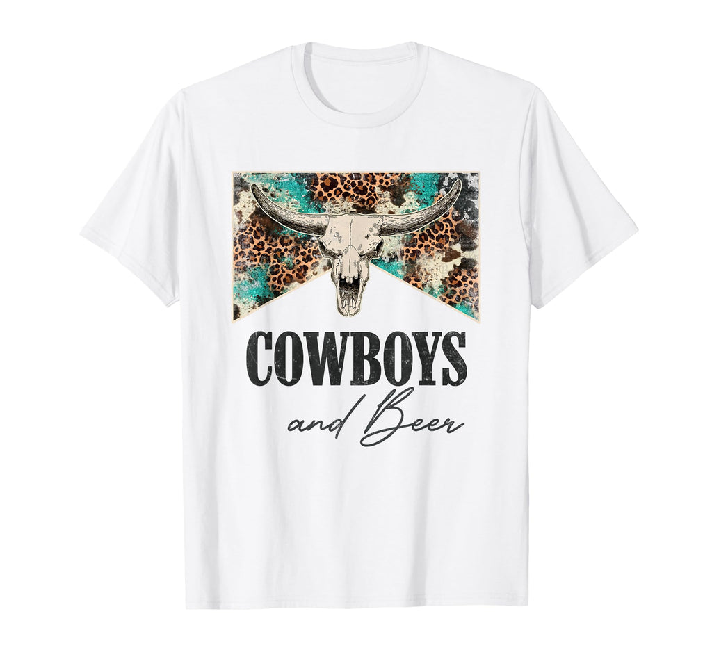 Leopard Western Life Country Bull T-Shirt - Minimalist Print Men Women - T-Shirt, Sweatshirt, Hoodie
