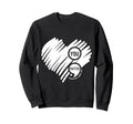 You Matter Semicolon Heart Mental Sweatshirt - Custom Art Print Unisex - T-Shirt, Sweatshirt, Hoodie