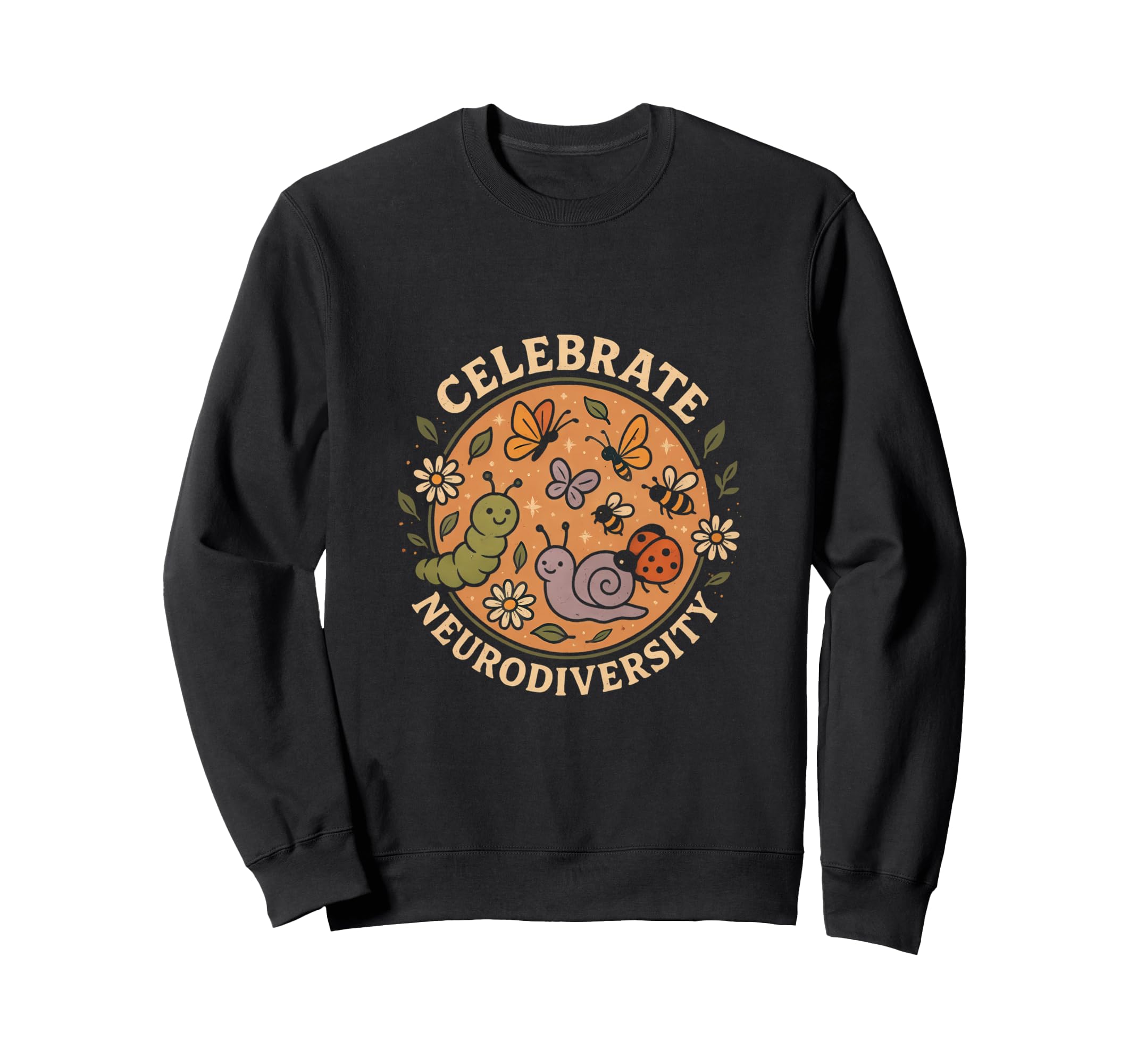 Neurodivergent Acceptance Bugs Sweatshirt - Casual Everyday Wear Men Women - T-Shirt, Sweatshirt, Hoodie