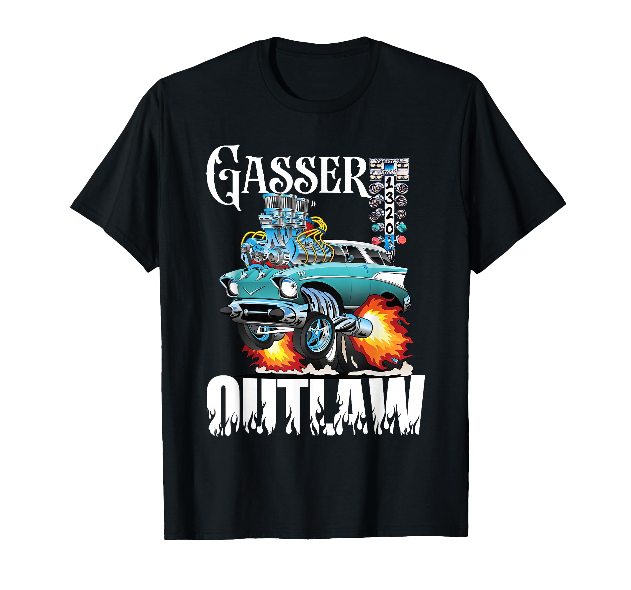 Gasser Outlaw Class Drag Racing T-Shirt - Fun Novelty Design Men Women - T-Shirt, Sweatshirt, Hoodie