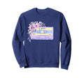 Pastel Floral Flower Cassette Sweatshirt - Aesthetic Graphic Men Women - T-Shirt, Sweatshirt, Hoodie