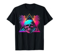 Skull Vaporwave Retrowave Aesthetic T-Shirt - Unique Graphic Men Women - T-Shirt, Sweatshirt, Hoodie