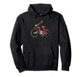 Red Motorcycle Hoodie - Unique Graphic Unisex - T-Shirt, Sweatshirt, Hoodie