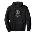 Meditative Figure Spiritual Hoodie - Minimalist Print for Adults - T-Shirt, Sweatshirt, Hoodie