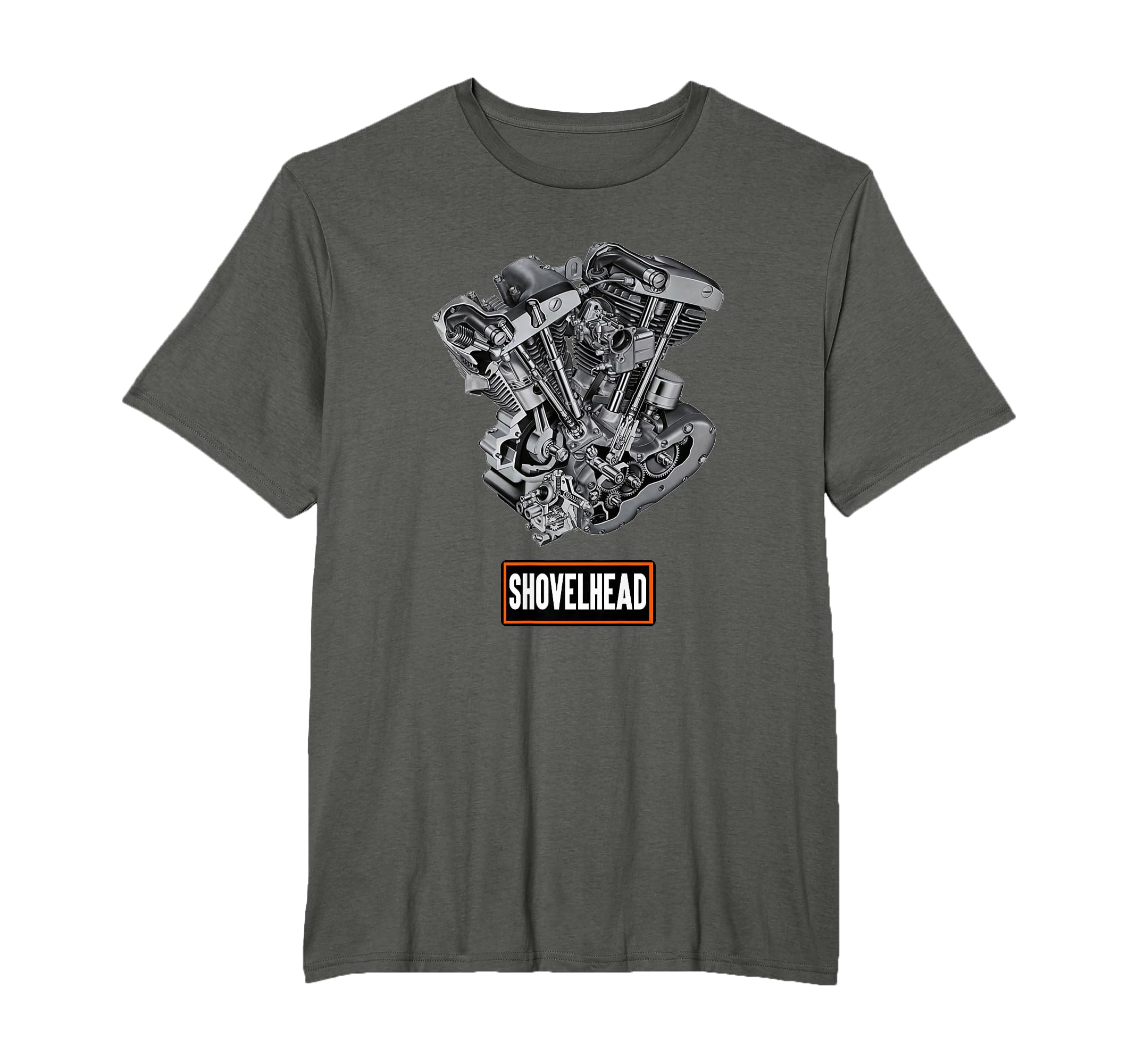 Hd Motorcycle Vtwin Shovelhead Engine T-Shirt - Fun Novelty Design Unisex - T-Shirt, Sweatshirt, Hoodie