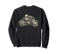 Cafe Racer Ghost Race Rider Sweatshirt - Unique Graphic for Adults - T-Shirt, Sweatshirt, Hoodie