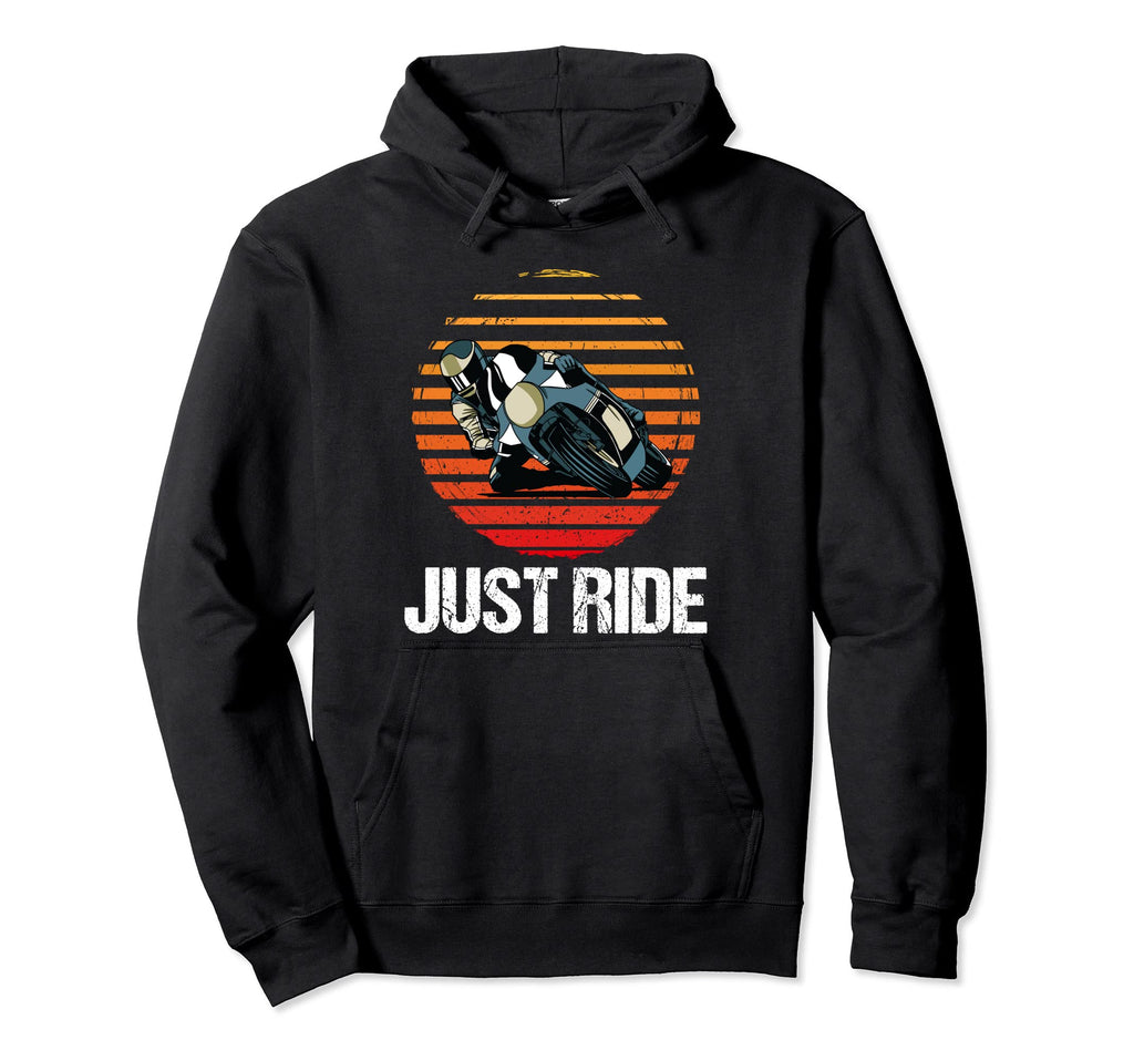 Motorcycle Motorcyclist Hoodie - Novelty Apparel for Adults - T-Shirt, Sweatshirt, Hoodie
