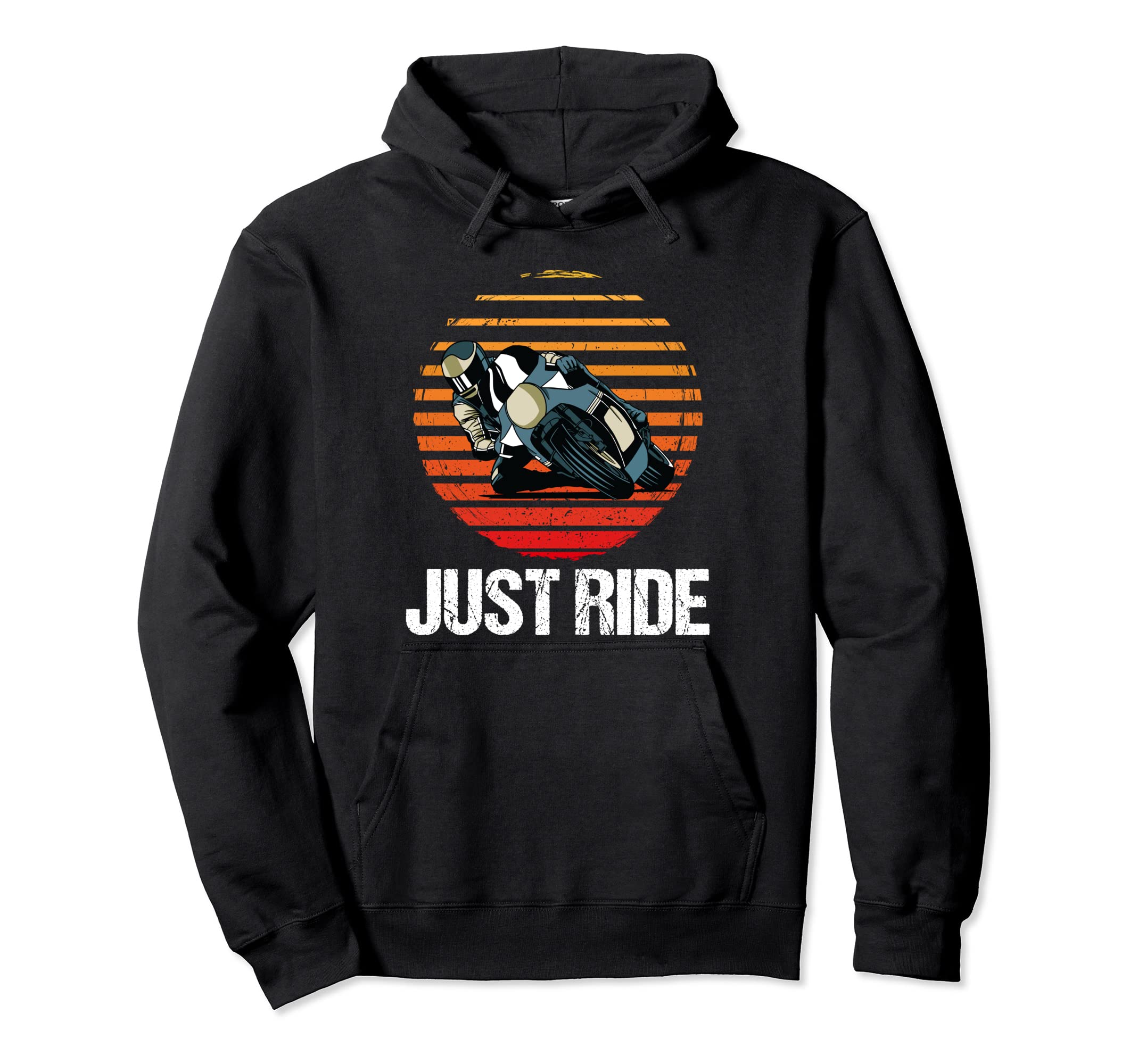 Motorcycle Motorcyclist Hoodie - Novelty Apparel for Adults - T-Shirt, Sweatshirt, Hoodie