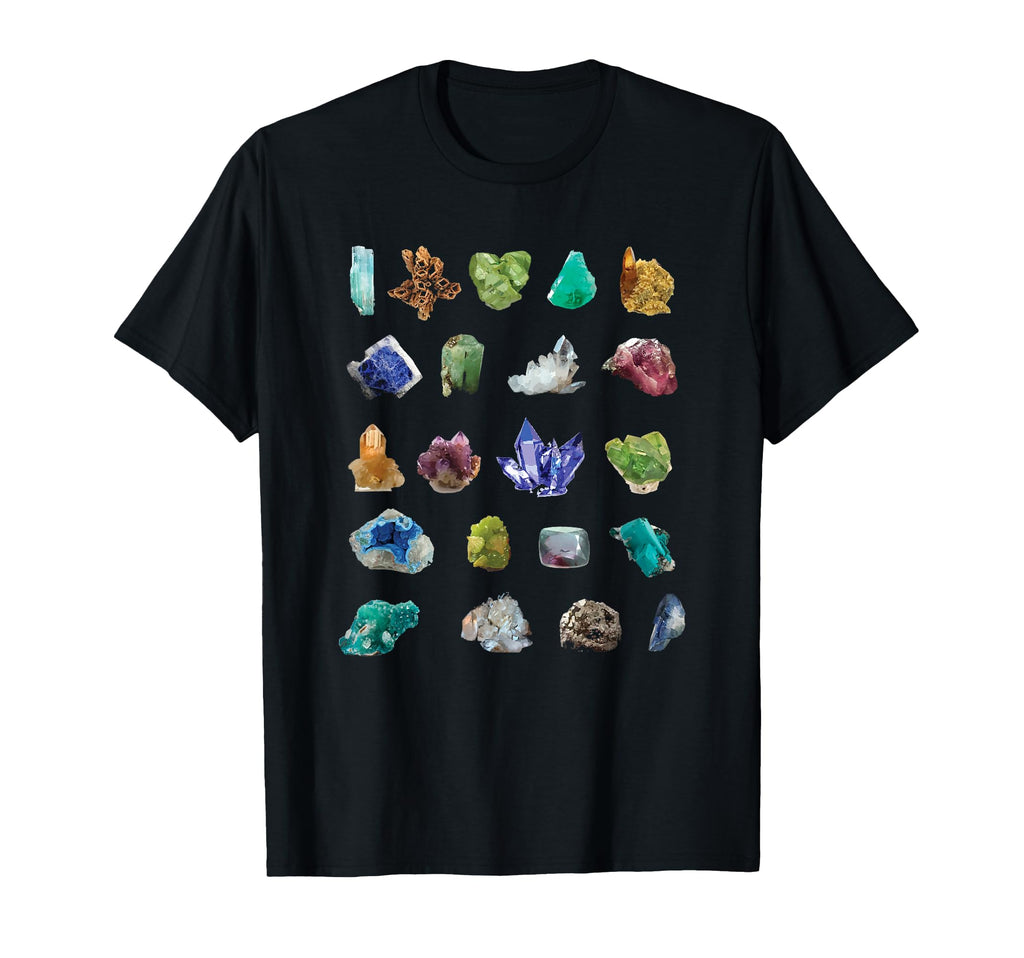 Gems Minerals Crystal Rock T-Shirt - Streetwear Style for Adults - T-Shirt, Sweatshirt, Hoodie