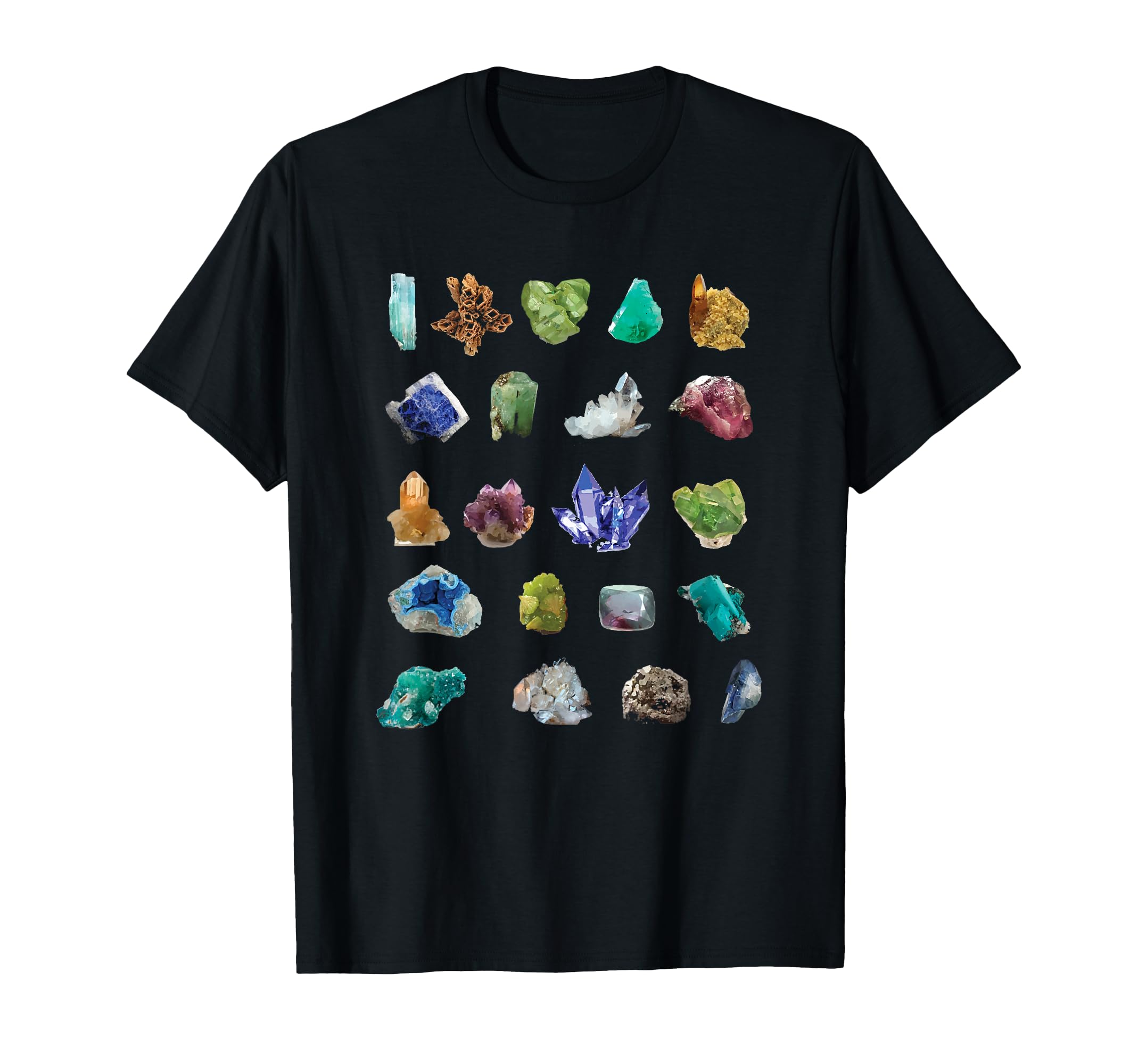 Gems Minerals Crystal Rock T-Shirt - Streetwear Style for Adults - T-Shirt, Sweatshirt, Hoodie