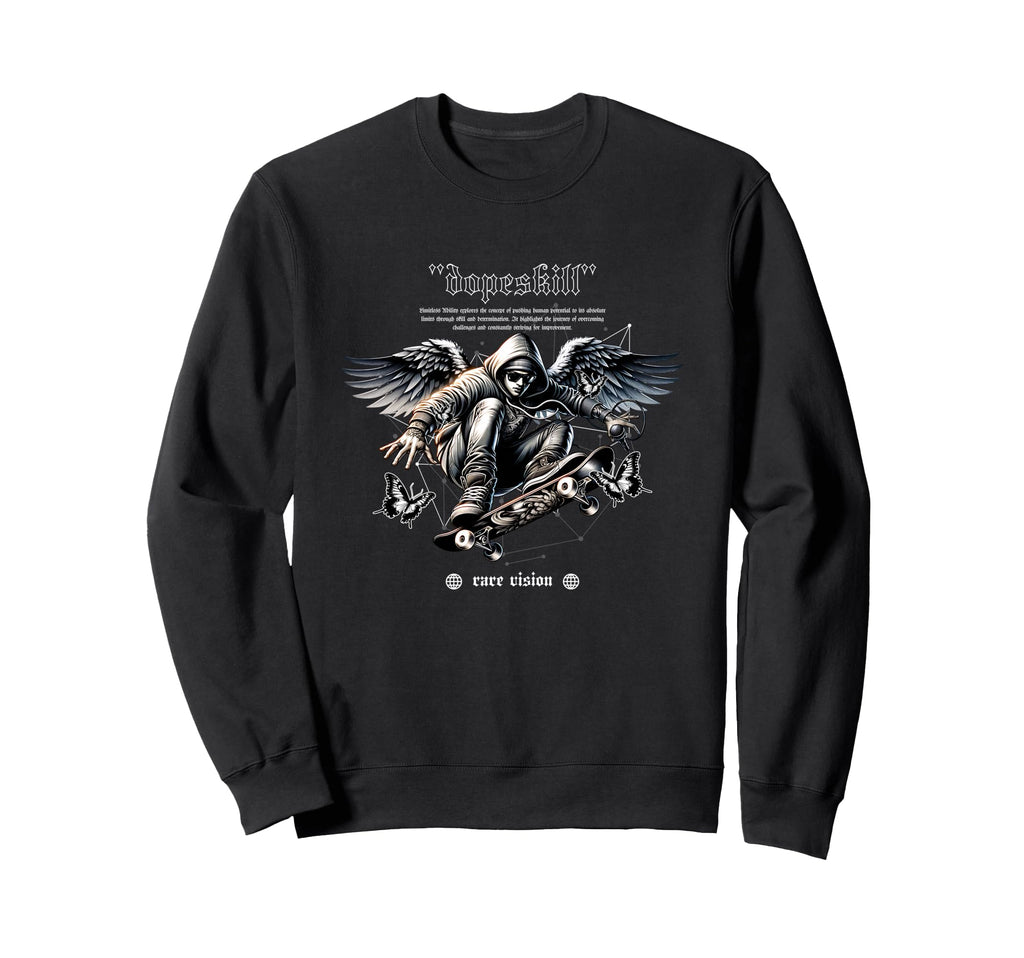 Streetwear Dopeskill Bold Urban Sweatshirt - Unique Graphic Unisex - T-Shirt, Sweatshirt, Hoodie