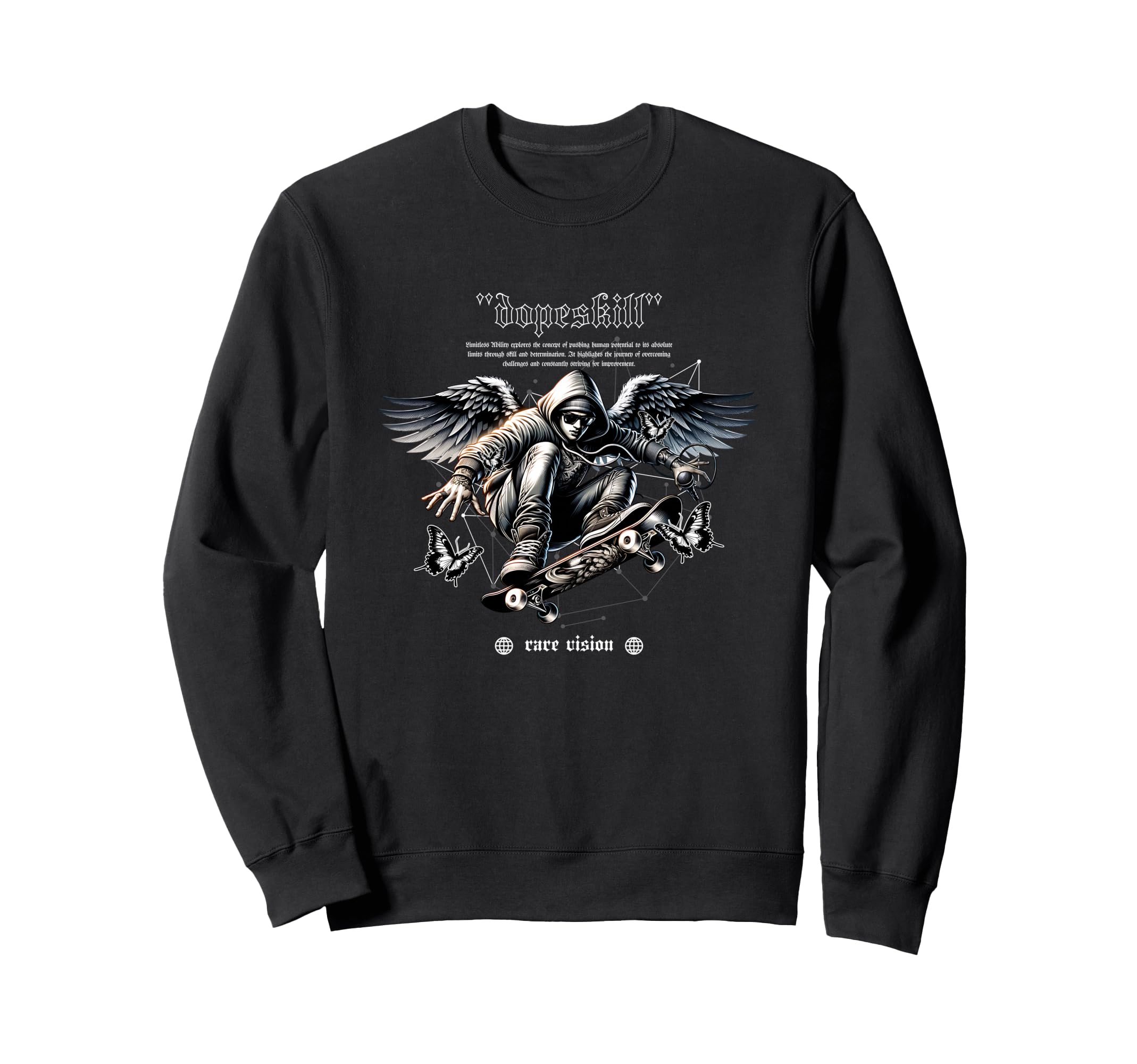 Streetwear Dopeskill Bold Urban Sweatshirt - Unique Graphic Unisex - T-Shirt, Sweatshirt, Hoodie