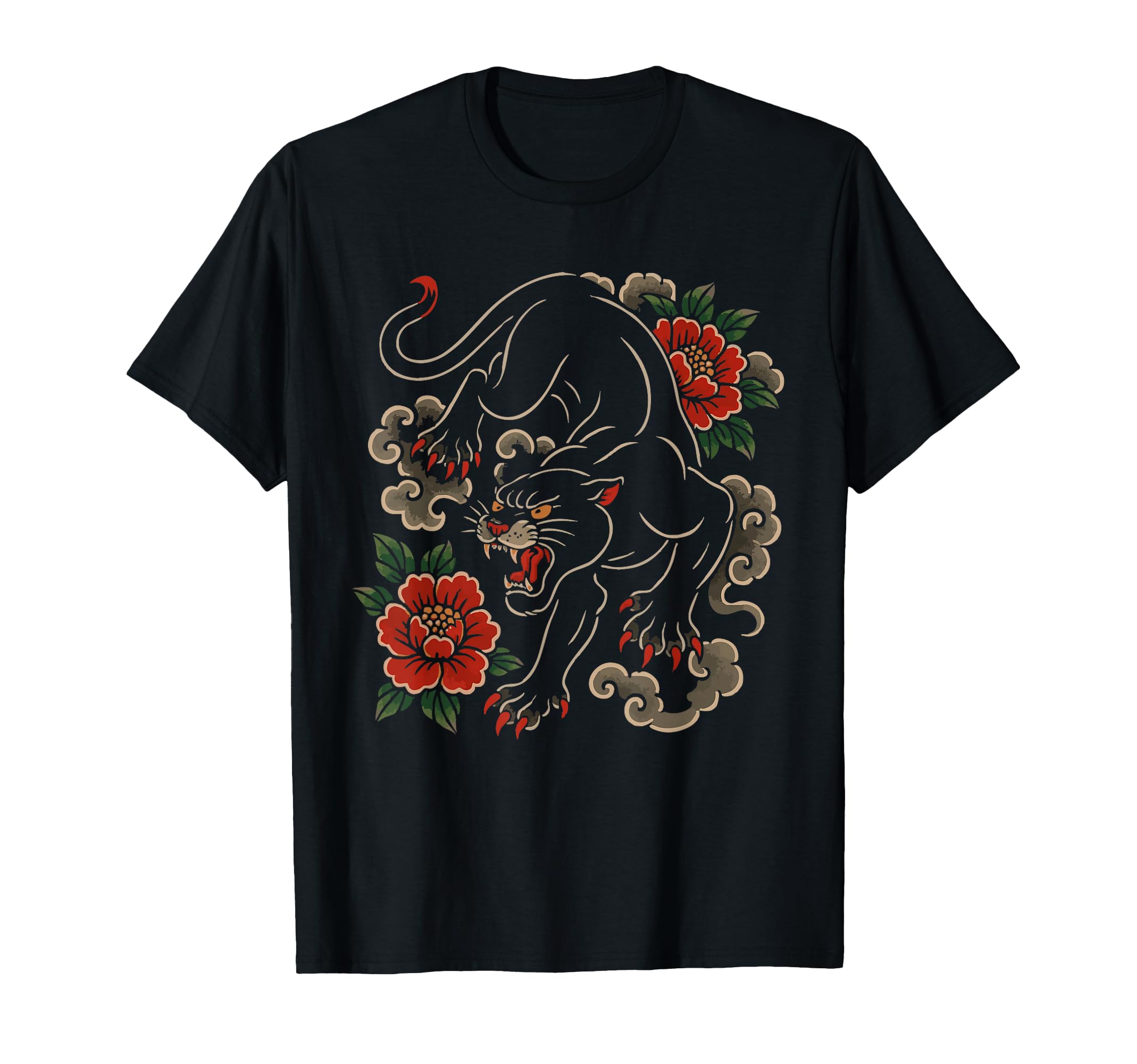 Panther American Traditional Old T-Shirt - Casual Everyday Wear Unisex - T-Shirt, Sweatshirt, Hoodie