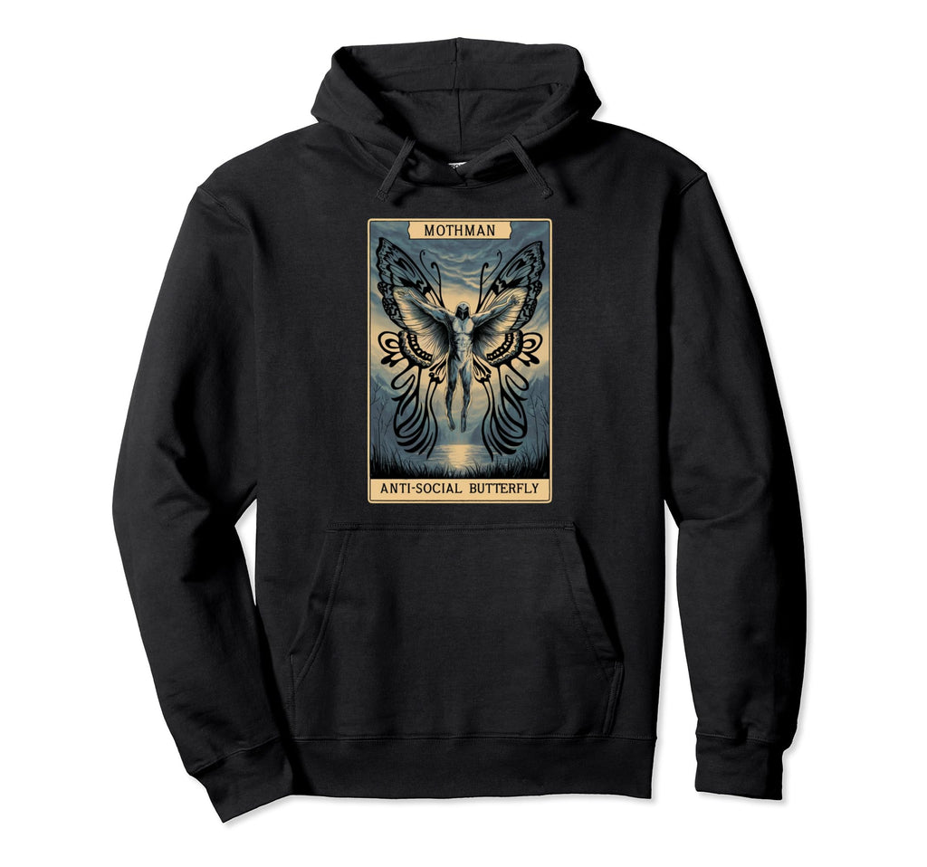 Antisocial Butterfly Fairy Grunge Hoodie - Streetwear Style Men Women - T-Shirt, Sweatshirt, Hoodie
