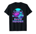 Turtle Book Reading Slow Reader 80S T-Shirt - Unique Graphic for Adults - T-Shirt, Sweatshirt, Hoodie