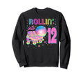 Roller Skates Party Skating 80S 90S Sweatshirt - Custom Art Print Unisex - T-Shirt, Sweatshirt, Hoodie