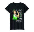Womens Green Ribbon Resist Storm T-Shirt - Custom Art Print for Adults - T-Shirt, Sweatshirt, Hoodie