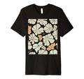 Sage Green Neutral Floral Abstract T-Shirt - Custom Art Print Men Women - T-Shirt, Sweatshirt, Hoodie