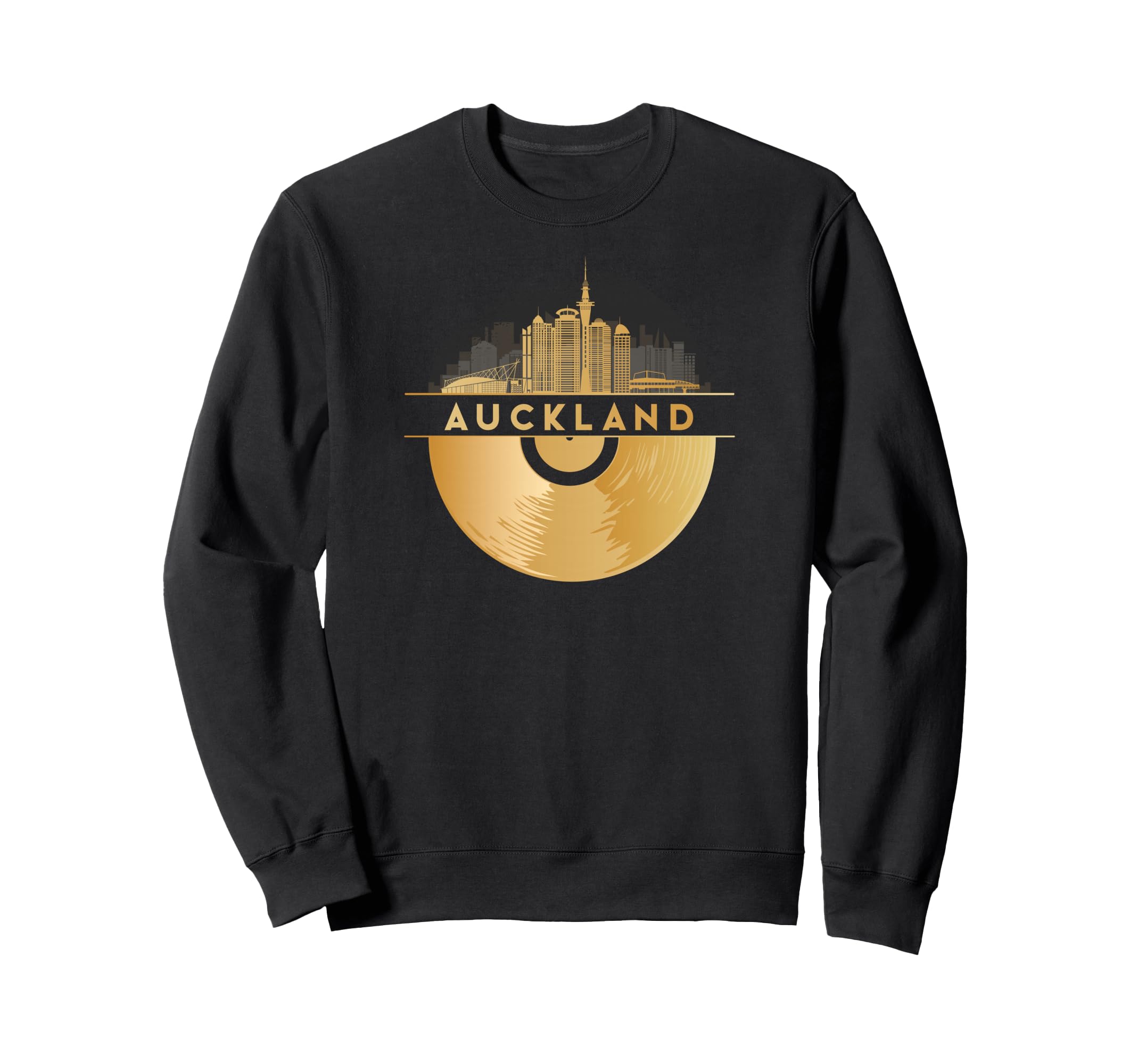 Vinyl Record Player Disco Music Sweatshirt - Graphic Print for Adults - T-Shirt, Sweatshirt, Hoodie