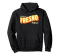 Fresno Ca Postcard Lettering Hoodie - Novelty Apparel Unisex - T-Shirt, Sweatshirt, Hoodie