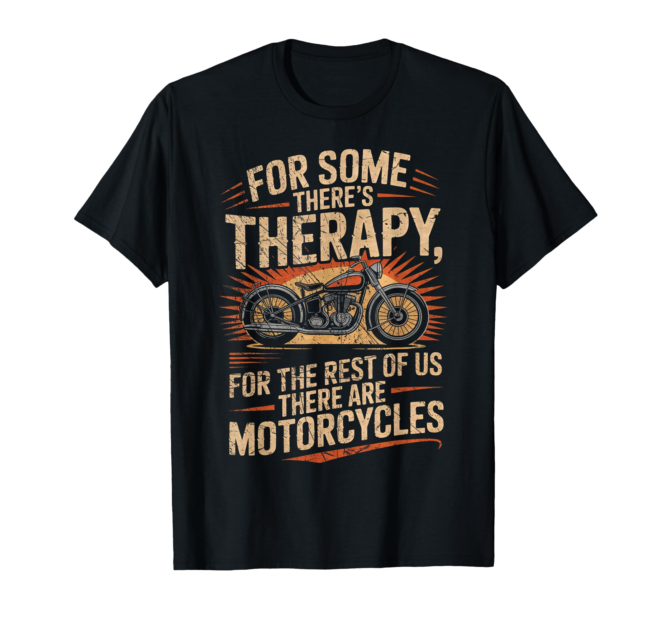 Motorcycle Rider Therapy T-Shirt - Fun Novelty Design Men Women - T-Shirt, Sweatshirt, Hoodie