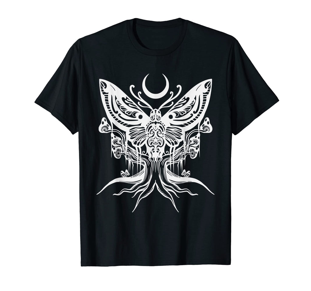 Mystical Moth Goth Horror Antisocial T-Shirt - Custom Art Print Men Women - T-Shirt, Sweatshirt, Hoodie